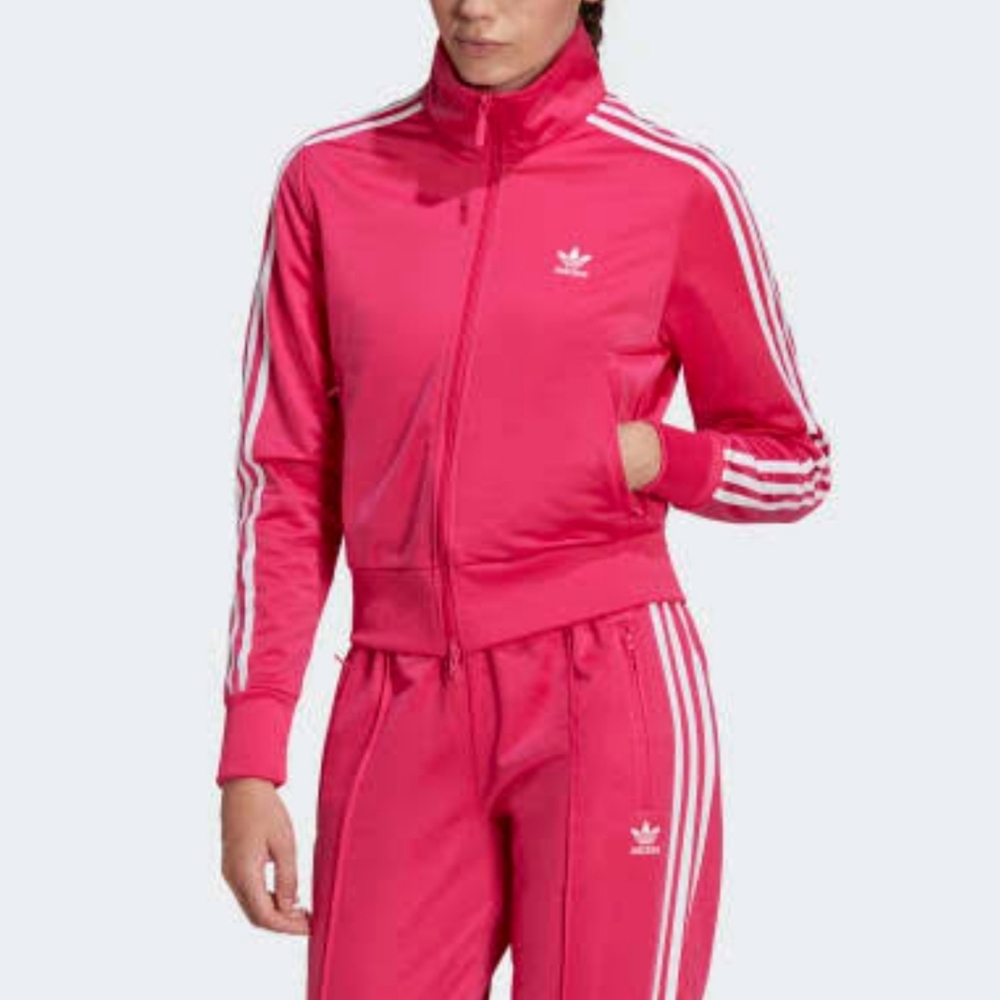 NEW Adidas pink Classic Bold Pink Track Jacket